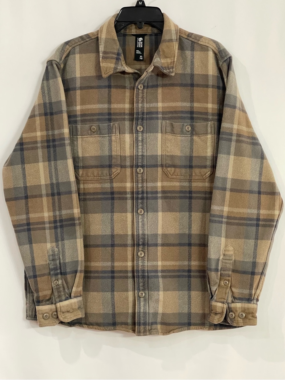 Mountain Hardware Men’s Plusher Plaid Button-Up Flannel Size XL